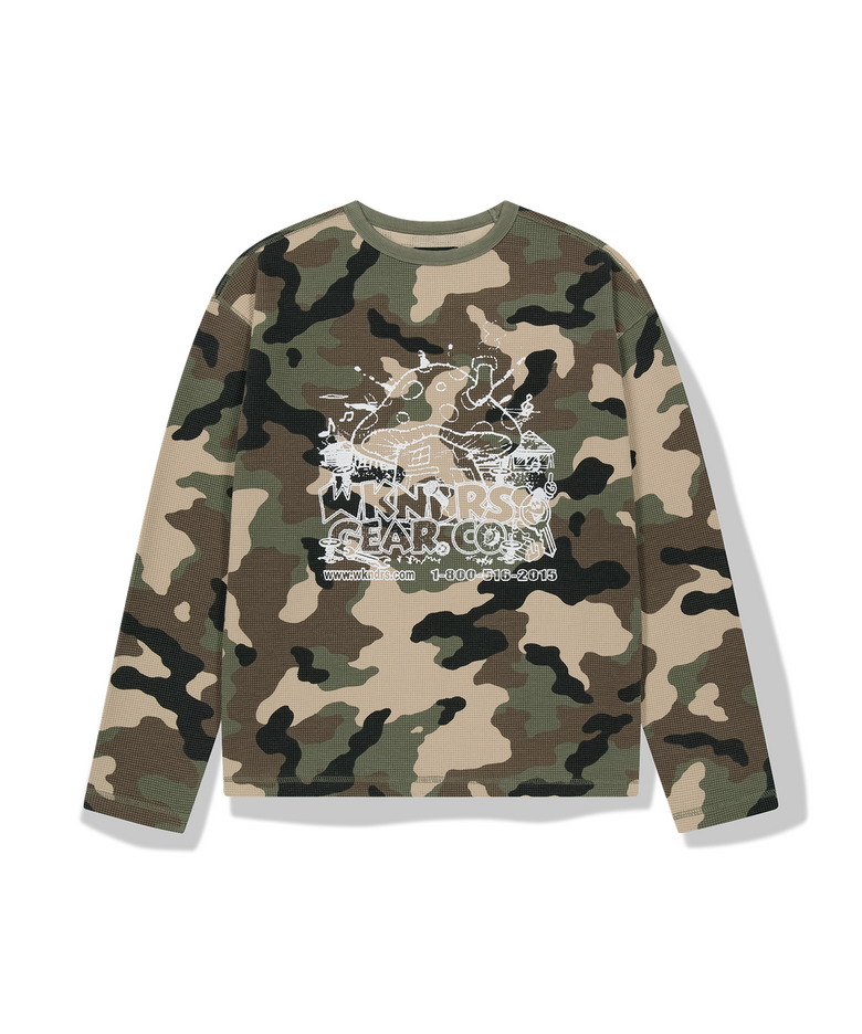 MUSHROOM LS T-SHIRT (CAMO)