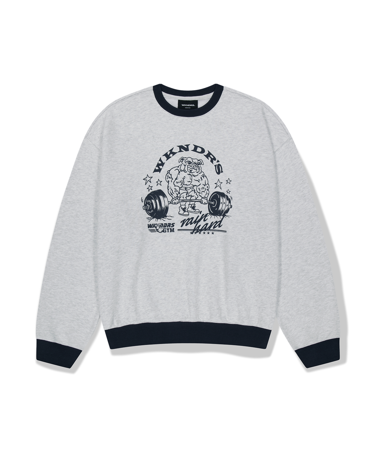 위캔더스(WKNDRS) GYM SWEATSHIRT (L.GREY)
