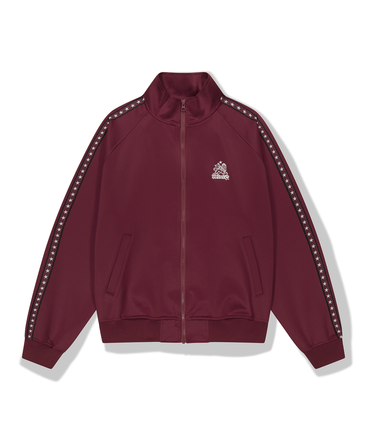 위캔더스(WKNDRS) STAR TRACK JACKET (BURGUNDY)