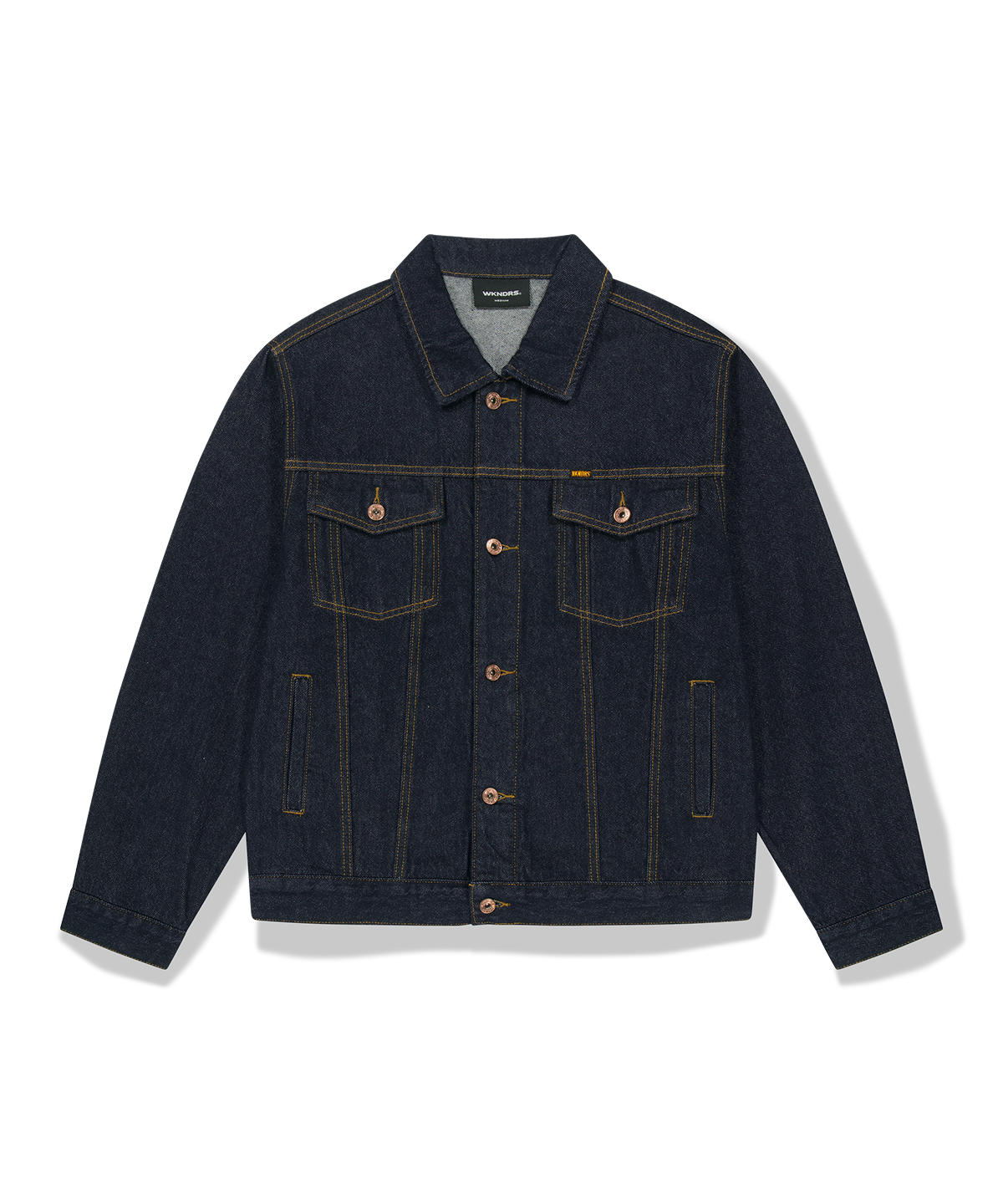 위캔더스(WKNDRS) OG TRUCKER JACKET (D.BLUE)