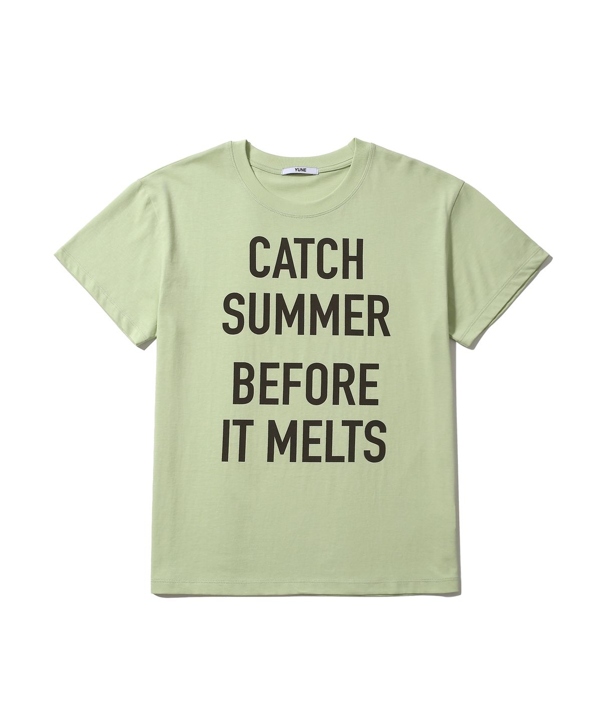 유네(YUNE) Catch Summer Tee_[Lime]