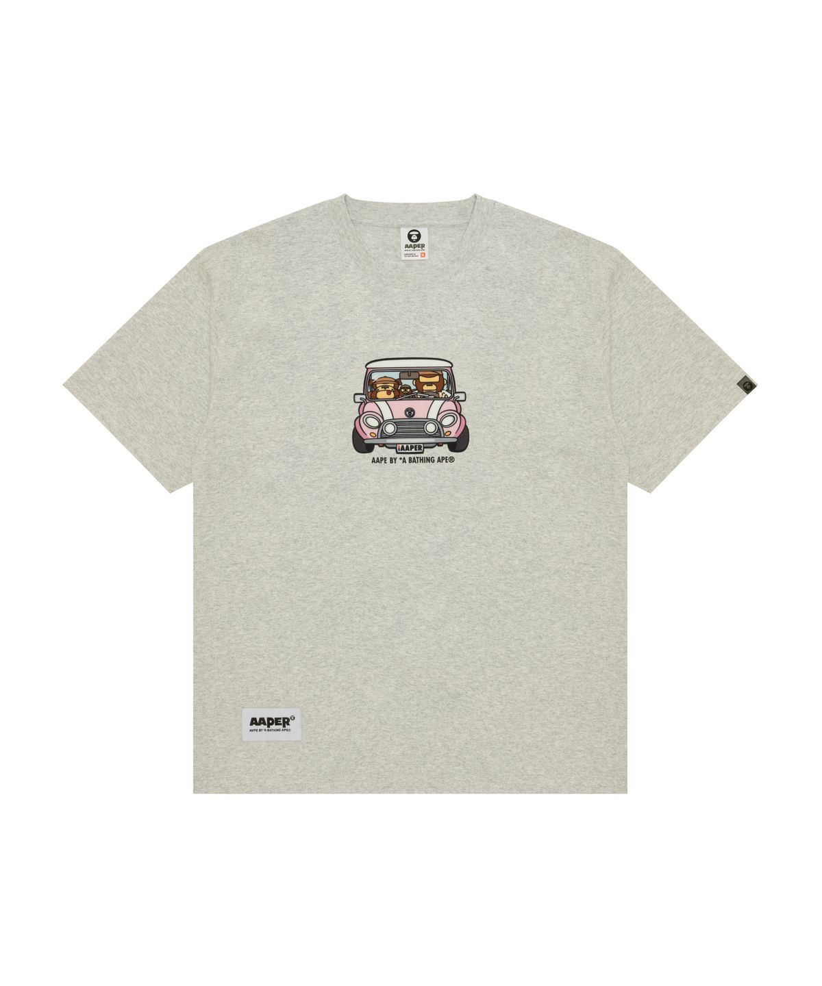 에이프(AAPE) AAPER 그래픽 티셔츠 그레이 / AAPTEM1827XAQWH2