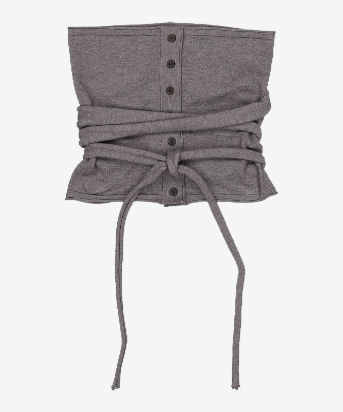 로우타이드(LOW TIDE) STRAP TUBE TOP KNIT [GREY] OS