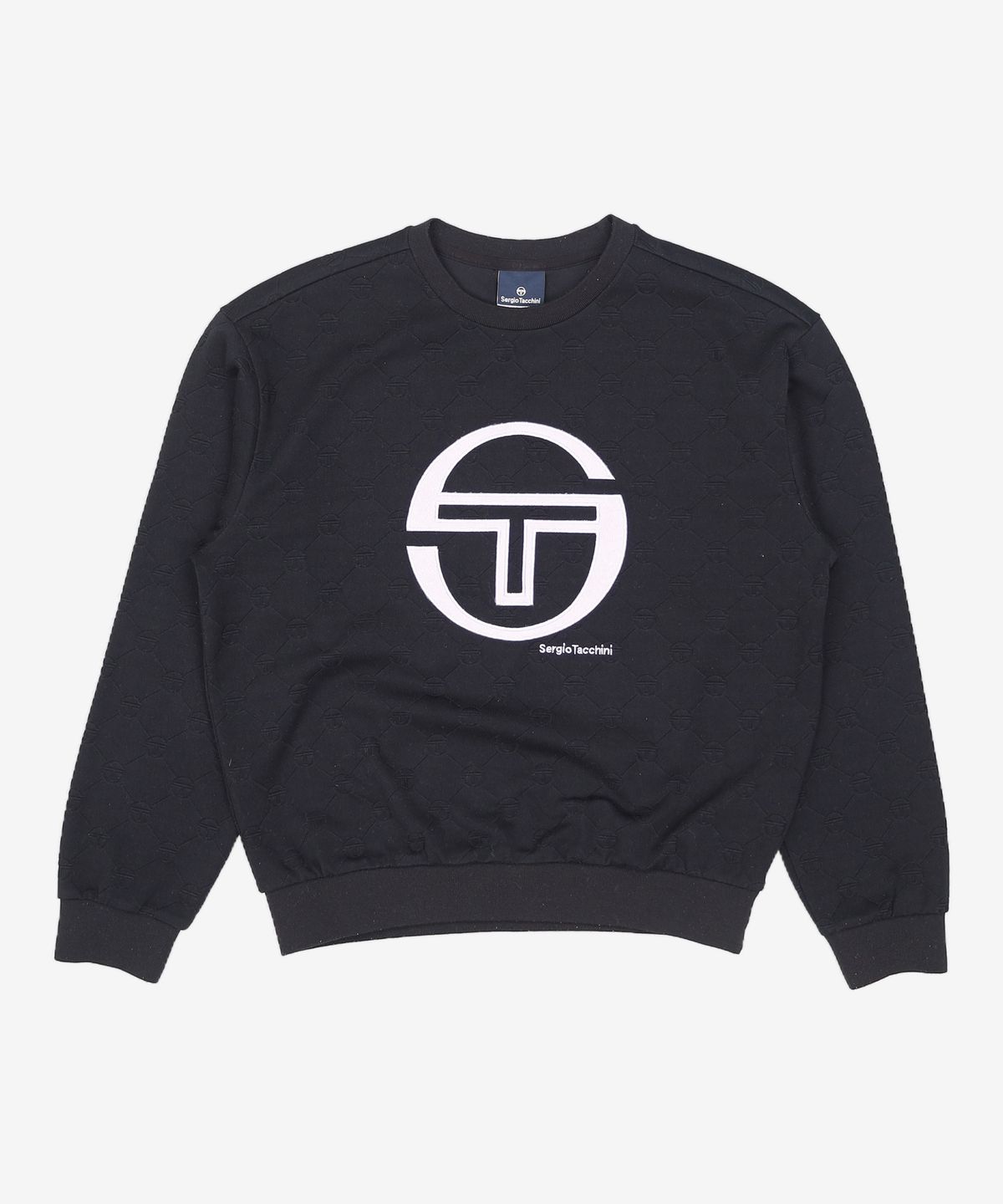 세르지오 타키니(SERGIO TACCHINI) W 데일리 자카드 빅로고 맨투맨 S