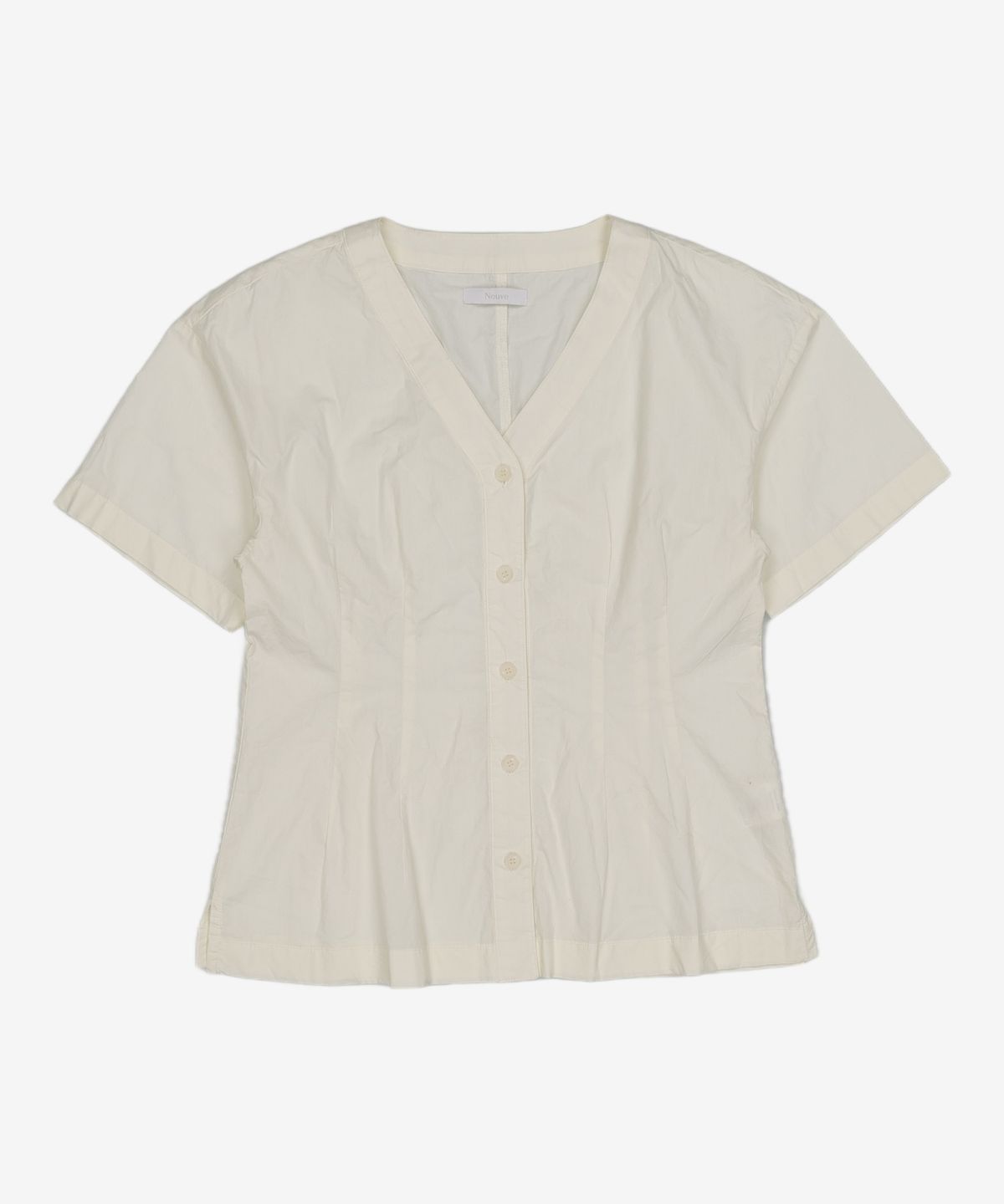 누브(NOUVE) V Neck Blouse - Lemon Yellow F