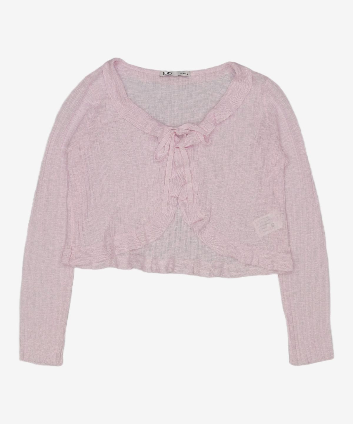 미쏘(MIXXO) 리본 프릴 가디건_MIWCKF823T M