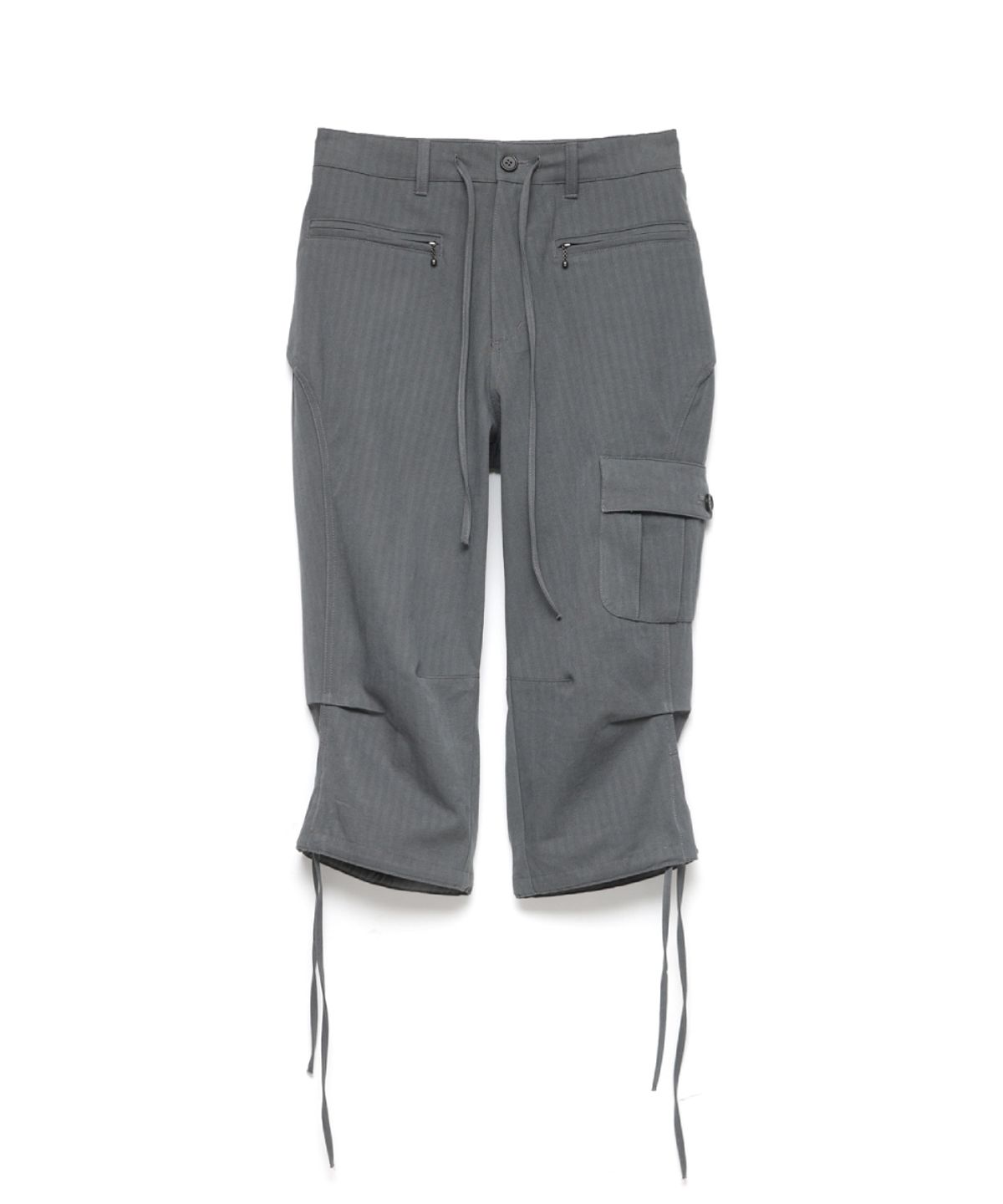 해칭룸(HATCHINGROOM) Sly Capri Pants Herringbone Graphite