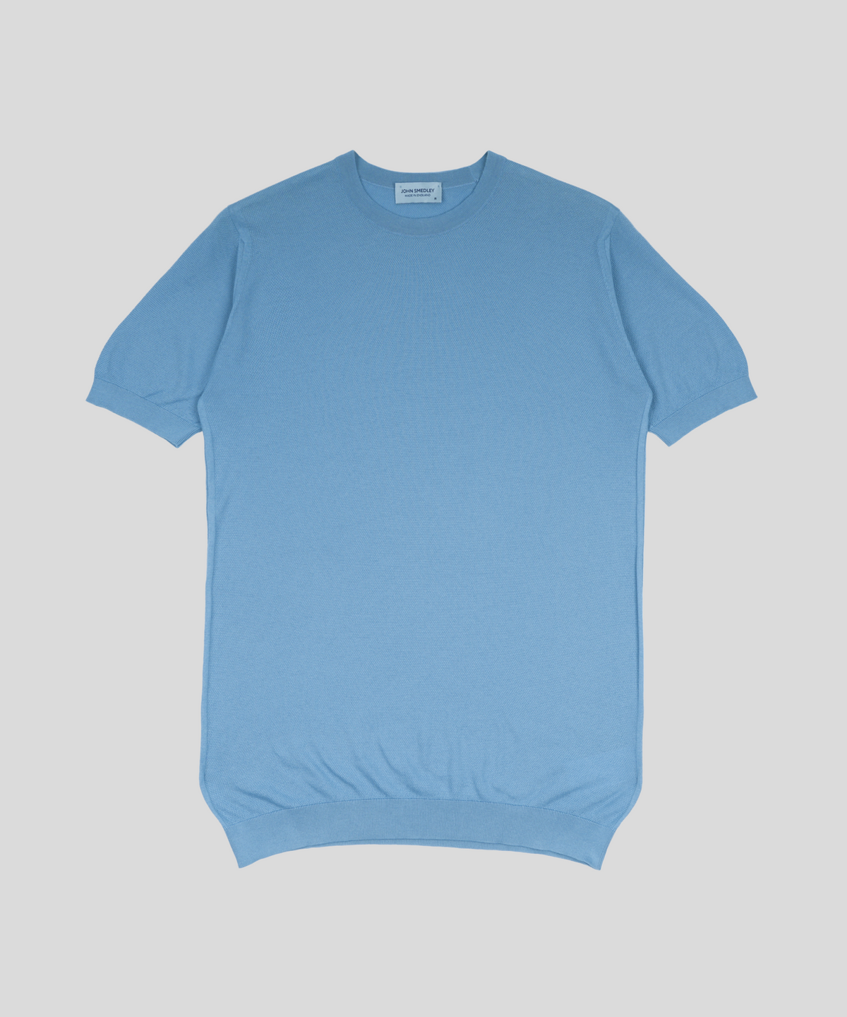 존 스메들리(JOHN SMEDLEY) PARK Cotton Pique Ribs Round Neck T-Shirt Heritage 5 Colors