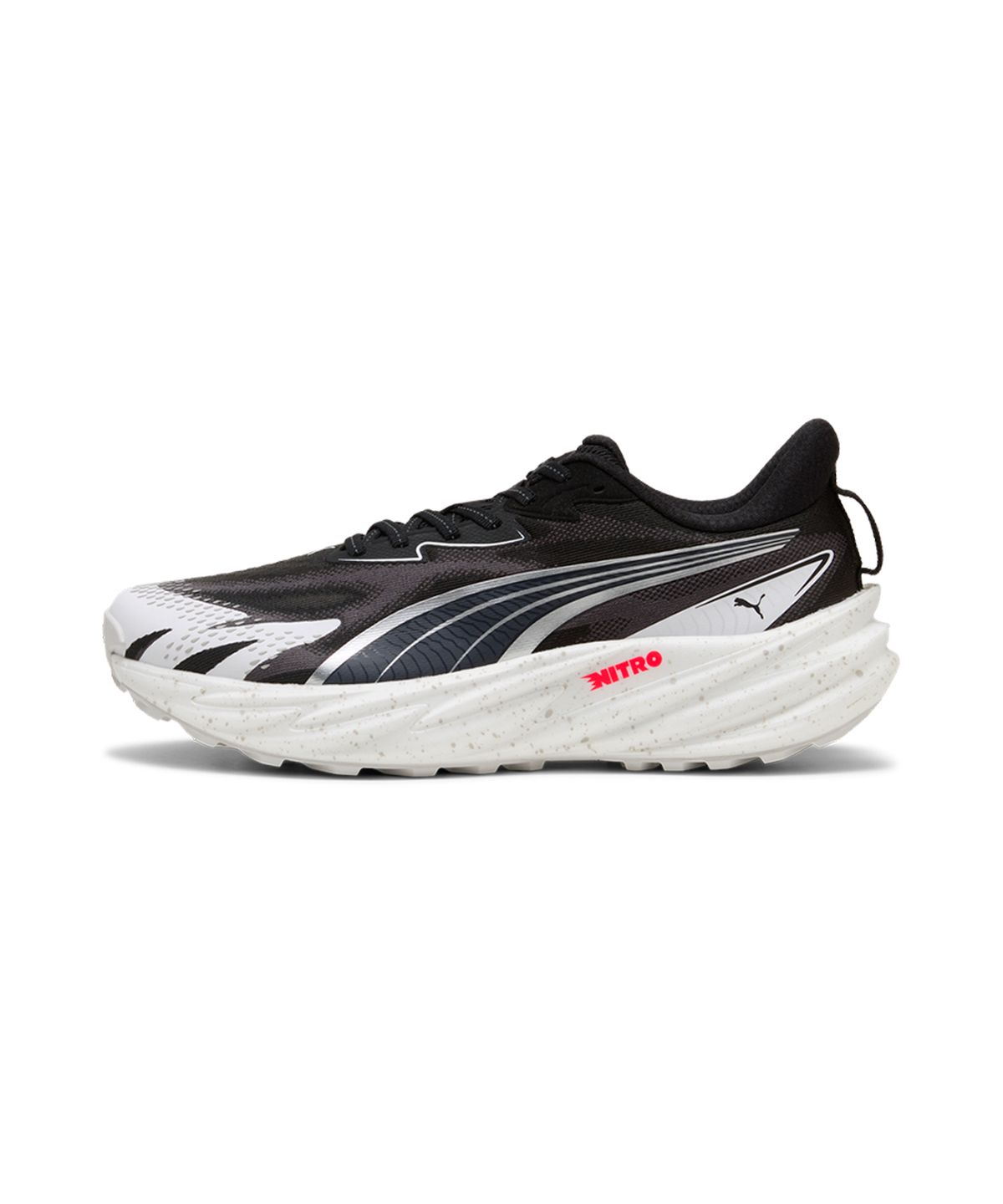 푸마(PUMA) 벨로시티 나이트로 트레일 - 푸마 블랙-페더 그레이-울트라 레드 / 312950-01