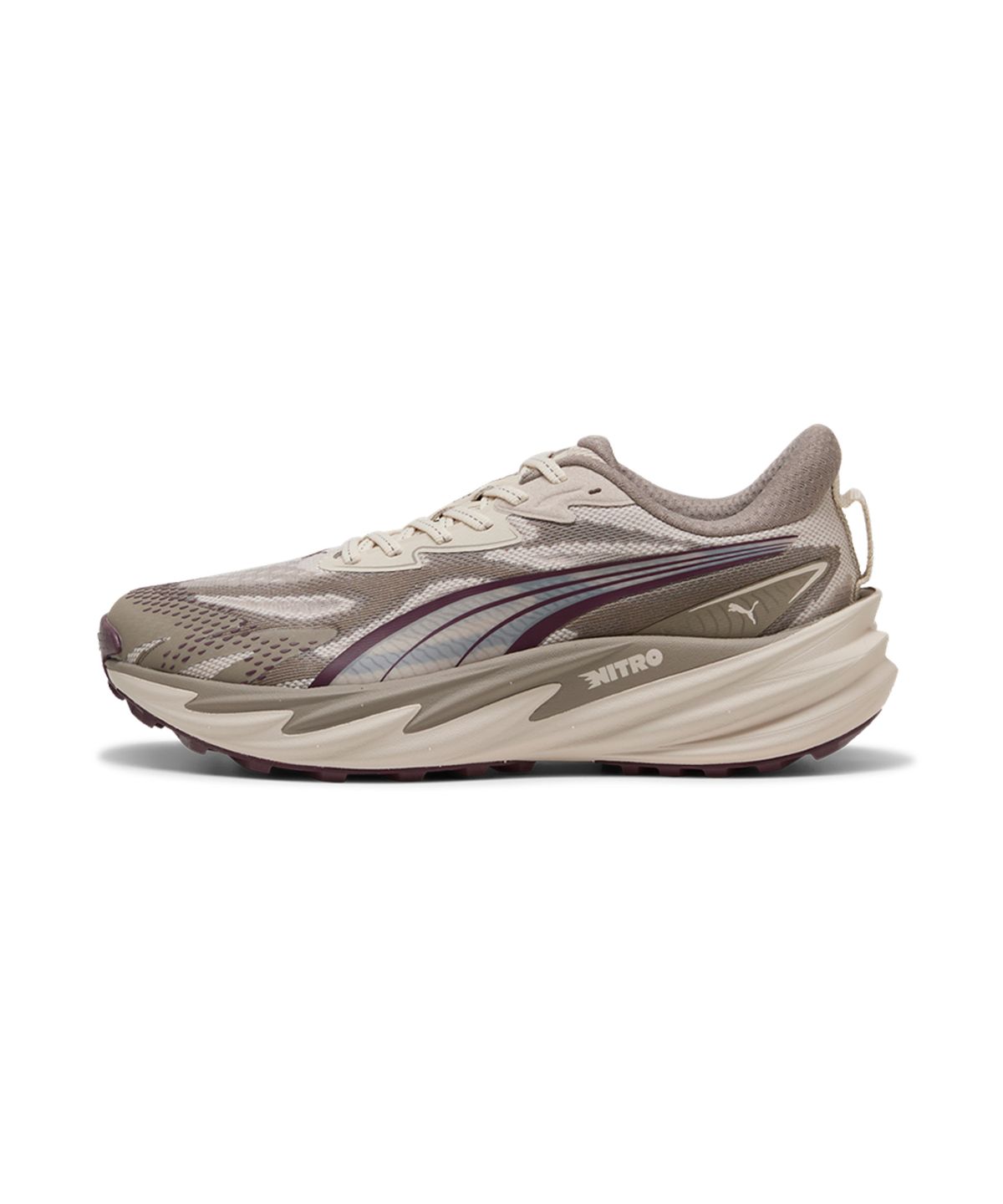 푸마(PUMA) 벨로시티 나이트로 트레일 우먼스 - 실버 포그-루비 느와르-무스 그레이 / 312951-07