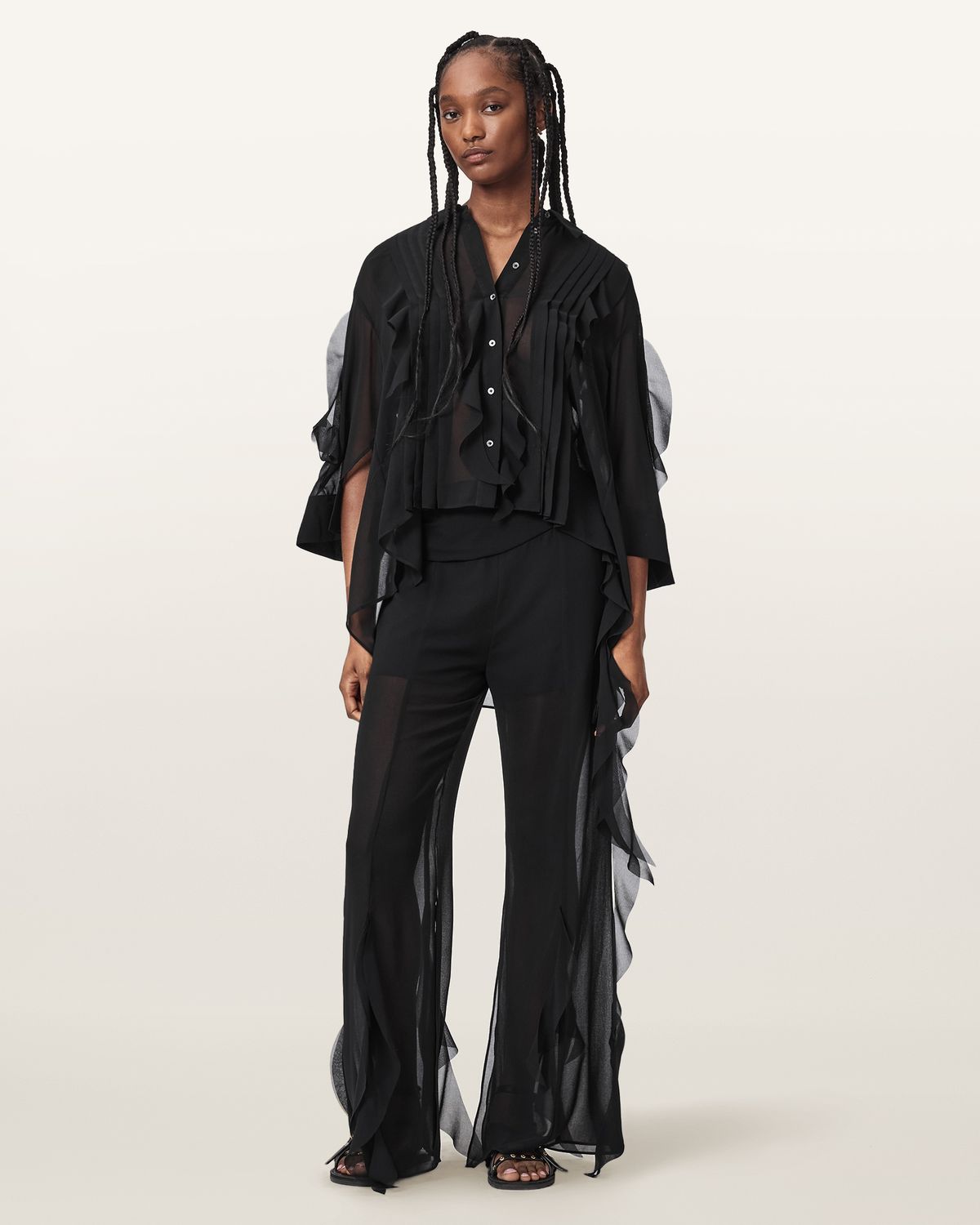 올세인츠(ALLSAINTS) 민나 트라우저 W007TE-5