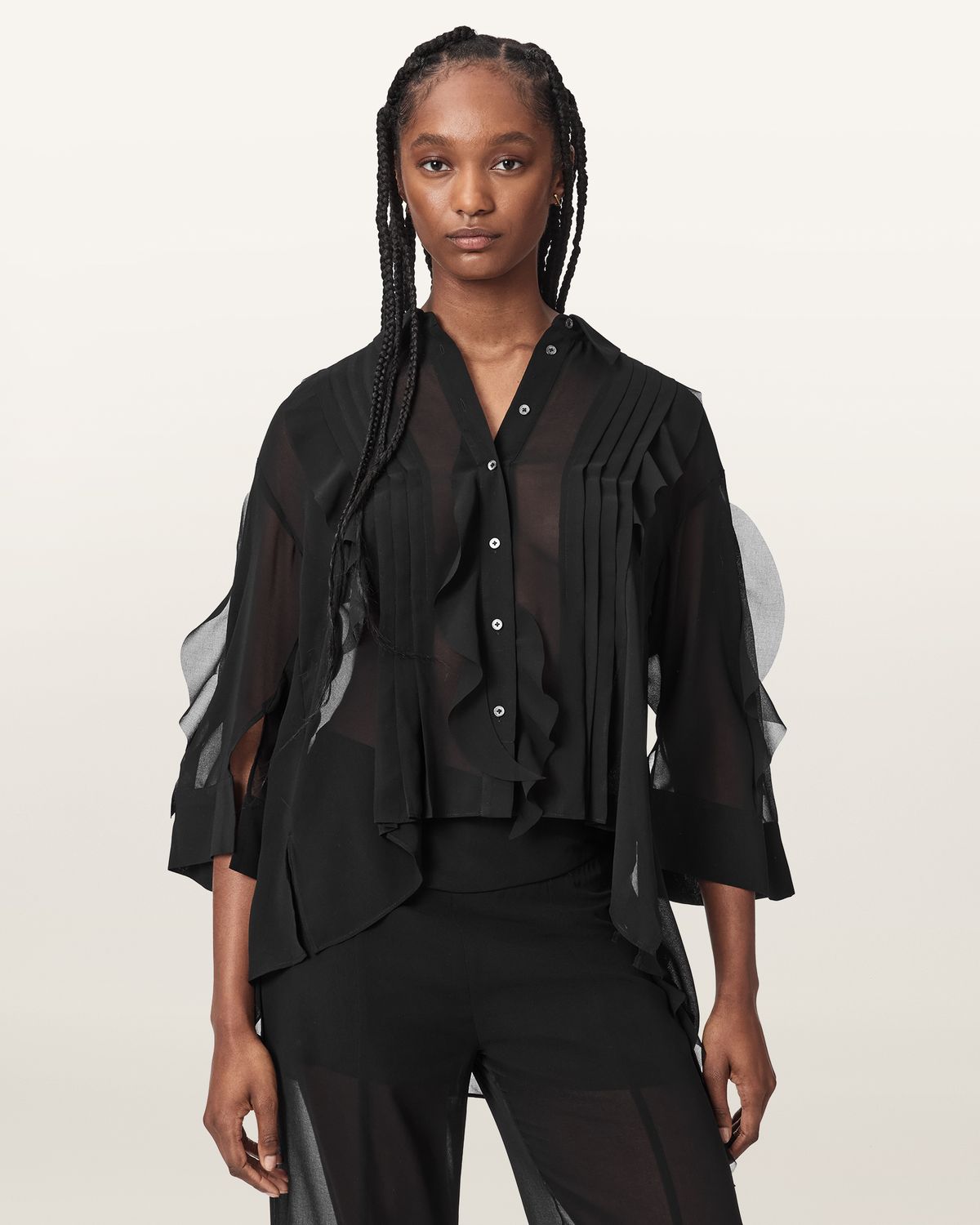 올세인츠(ALLSAINTS) 민나 셔츠 W023PF-5