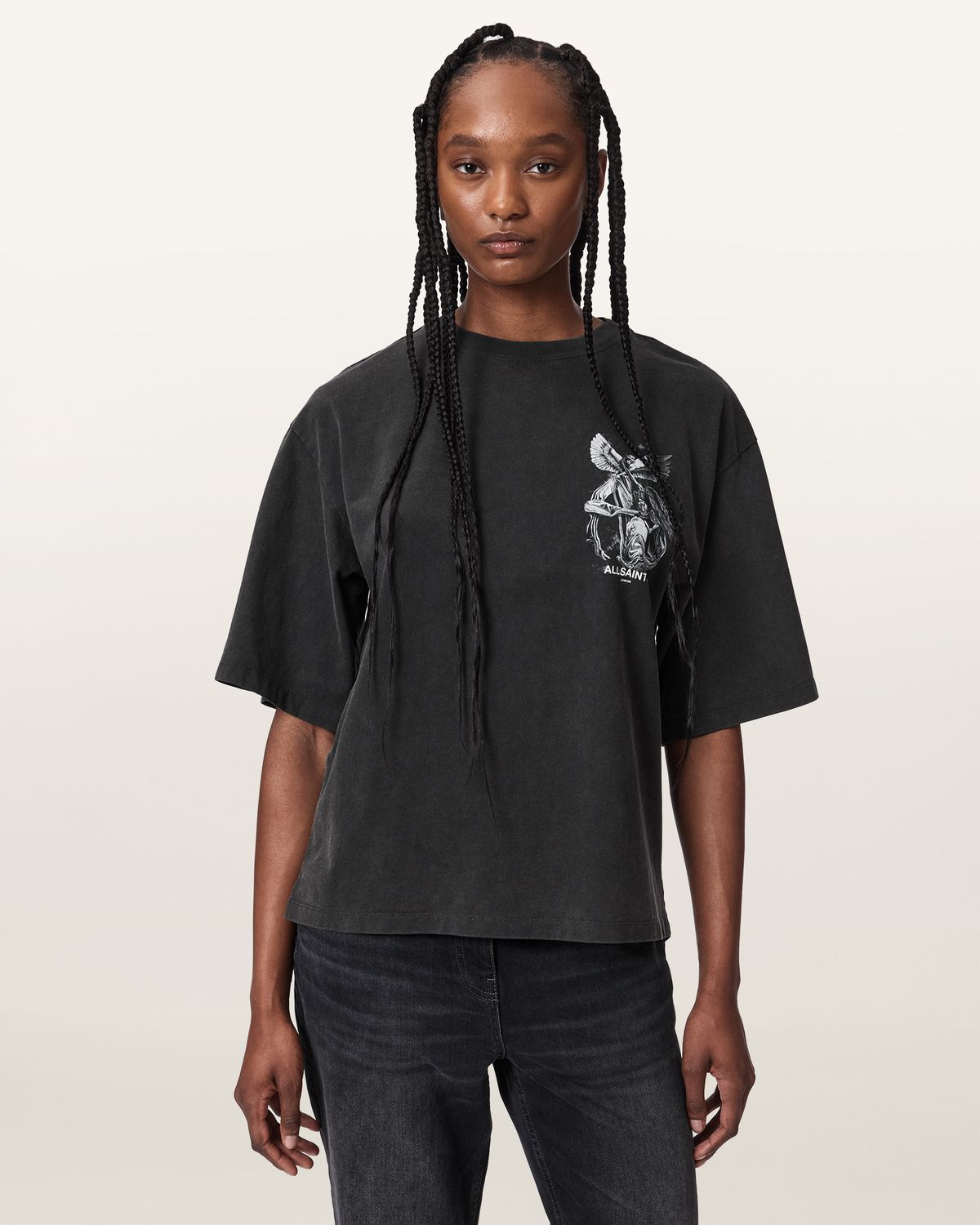 올세인츠(ALLSAINTS) 세라프 아멜리 숏슬리브 W047JF-162