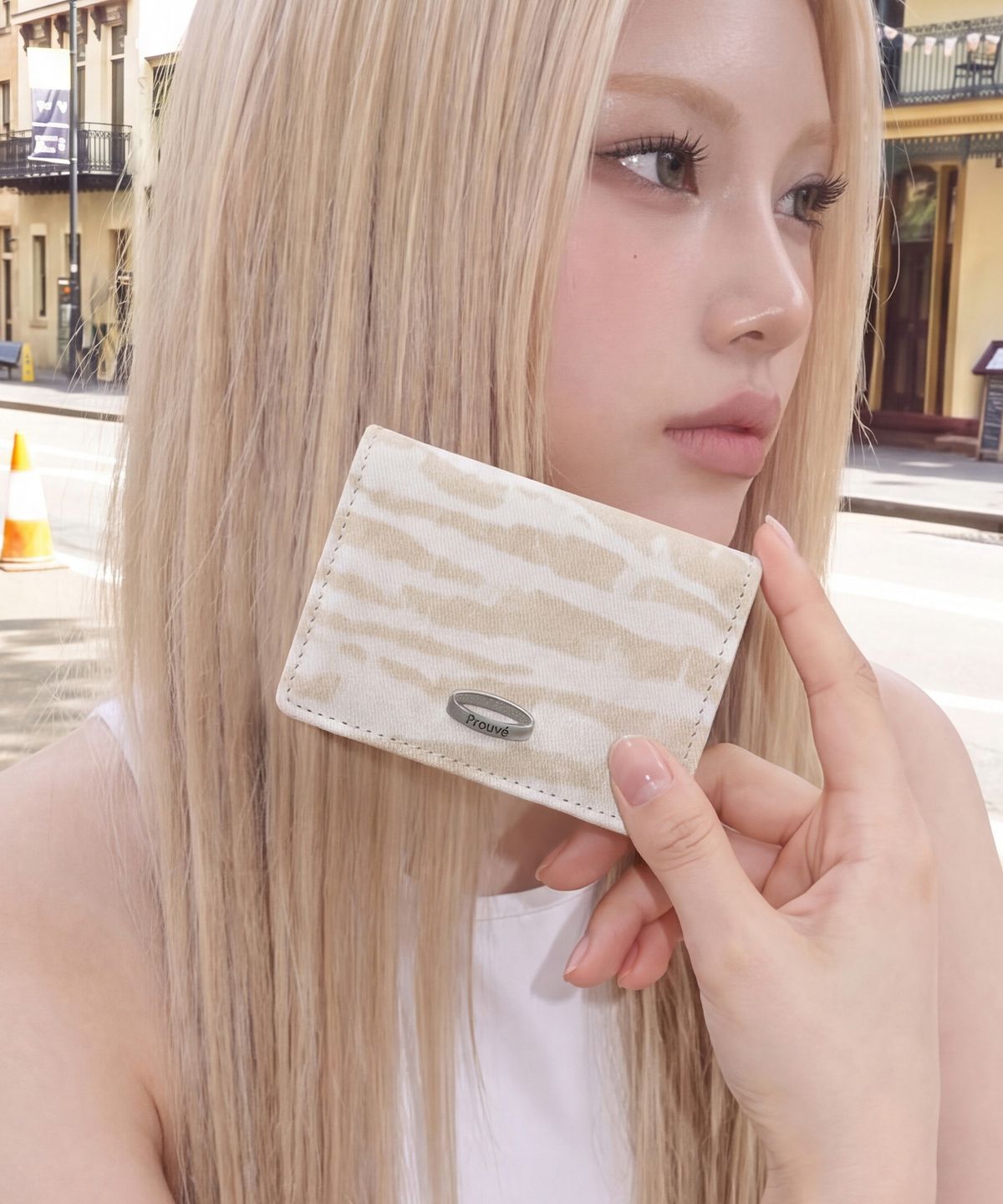 프루베(PROUVE) PR COTTON CARD CASE - ZEBRA