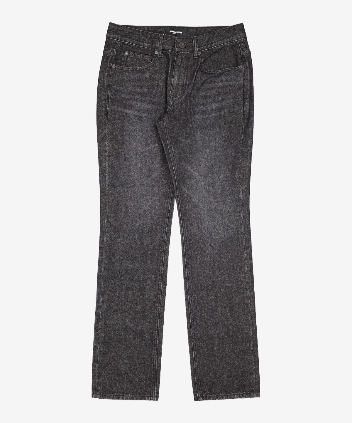 페이탈리즘(FATALISM) #0215 Melt black straight fit 44