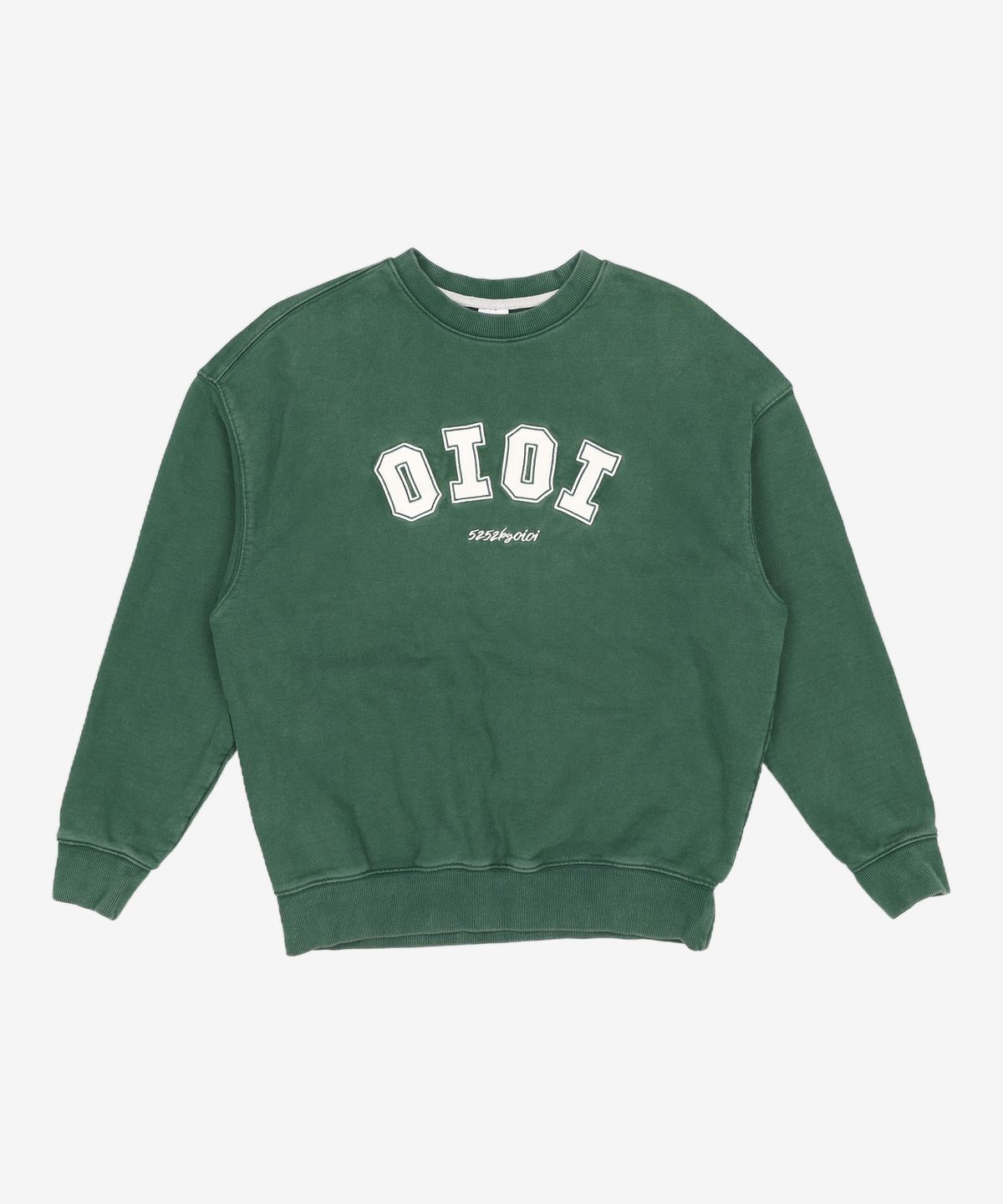 오아이오아이 컬렉션(OIOI COLLECTION) SIGNATURE SWEATSHIRTS [GREEN] XL