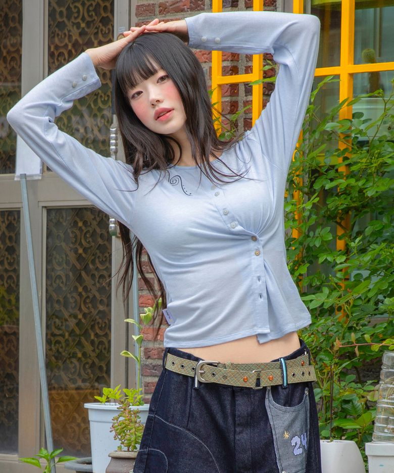 WXT105 소요 가디건 (SKY BLUE)