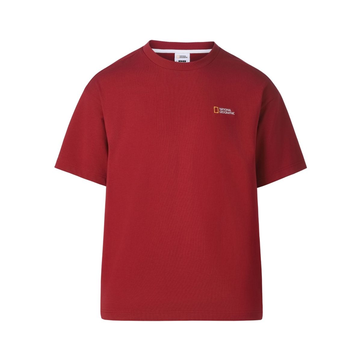 내셔널지오그래픽(NATIONALGEOGRAPHIC) [K-HERITAGE] 십장생도 세미오버핏 그래픽 티셔츠 DEEP ROSE N262UTS633