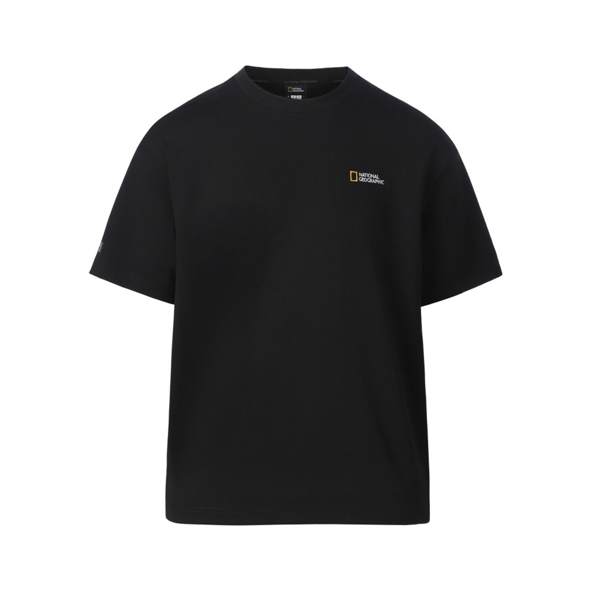 내셔널지오그래픽(NATIONALGEOGRAPHIC) [K-HERITAGE] 십장생도 세미오버핏 그래픽 티셔츠 BLACK N262UTS633