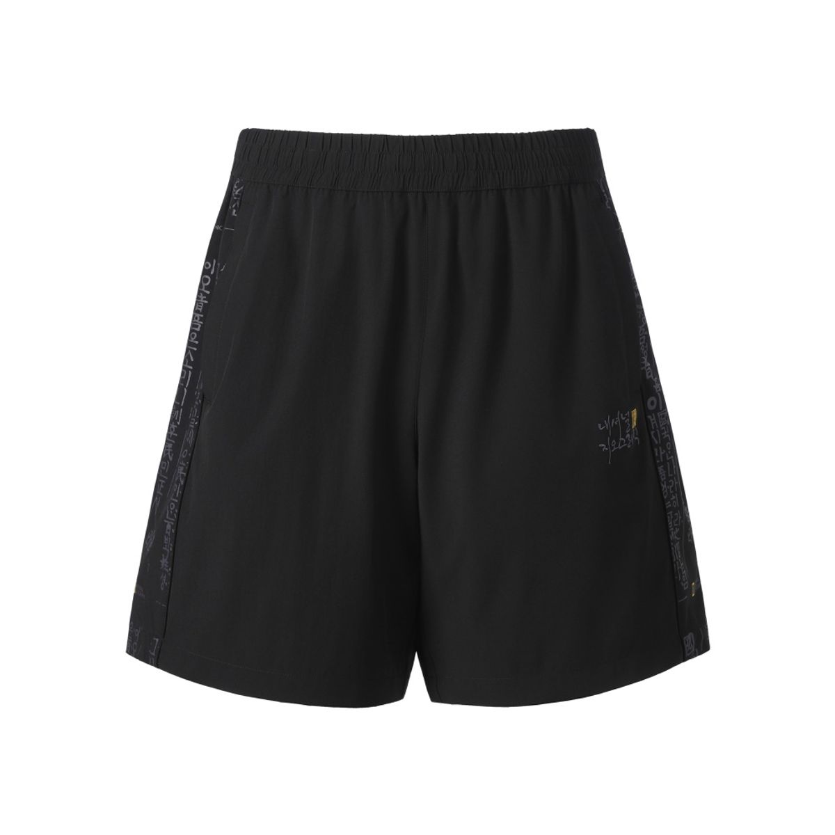 내셔널지오그래픽(NATIONALGEOGRAPHIC) [K-HERITAGE] 훈민정음 5부 반바지 BLACK N262UHP622