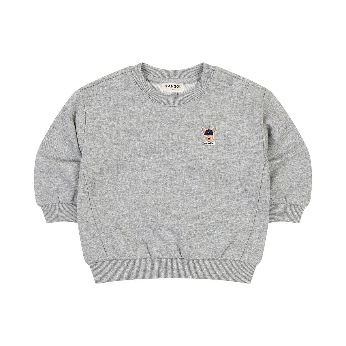 캉골키즈(KANGOL KIDS) [베이비] 루 져지 스웻셔츠 SC 0C17 멜란지 그레이