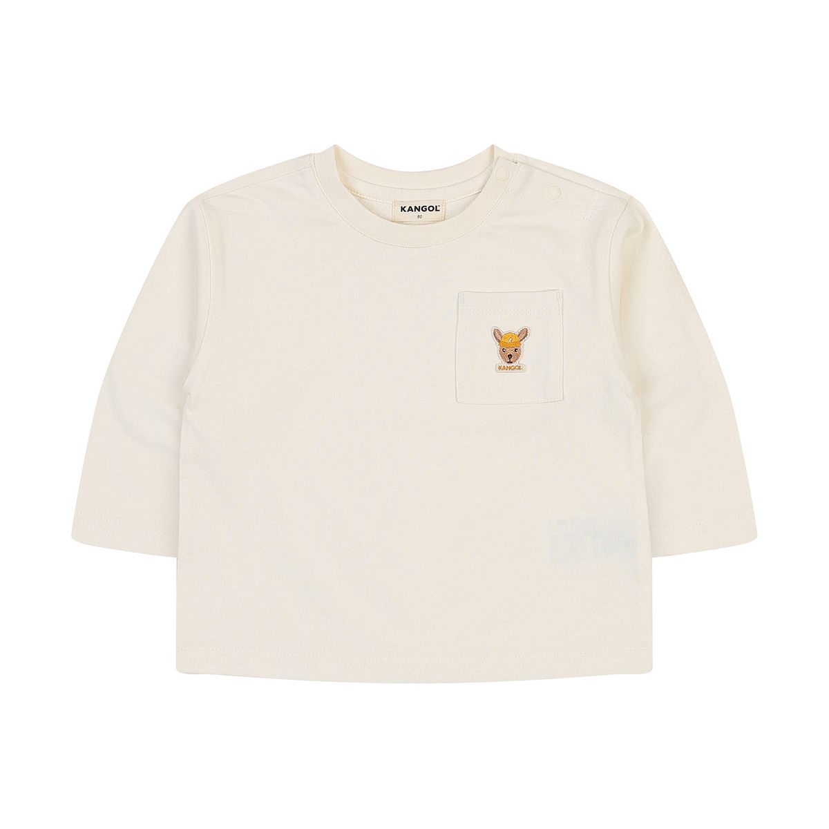 캉골키즈(KANGOL KIDS) [베이비] 루 져지 티셔츠 SC 0C01 아이보리