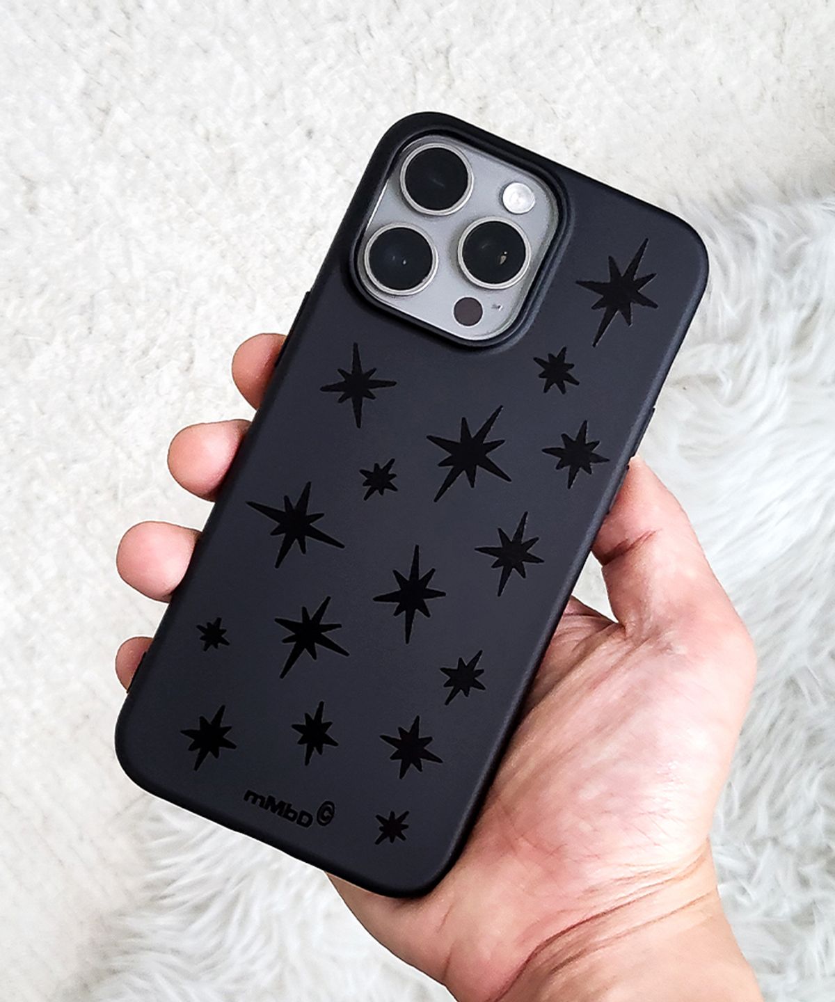 메모리즈바운더리(MEMORIESBOUNDARY) Stellar Scatter Phone Case BK (Black Jelly)
