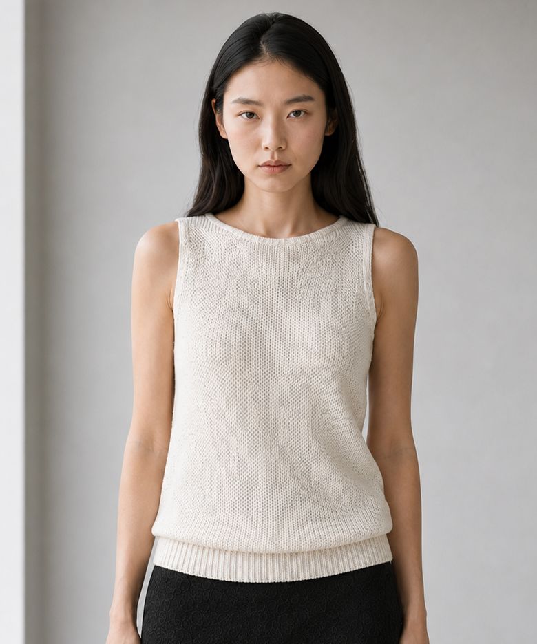 Noma Knit Top - Ivory