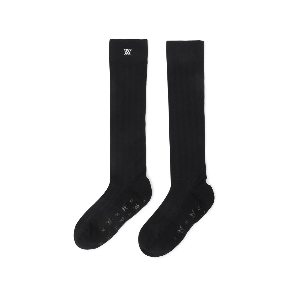 어뉴골프(ANEW GOLF) WOMEN COLOR POP KNEE SOCKS_BK