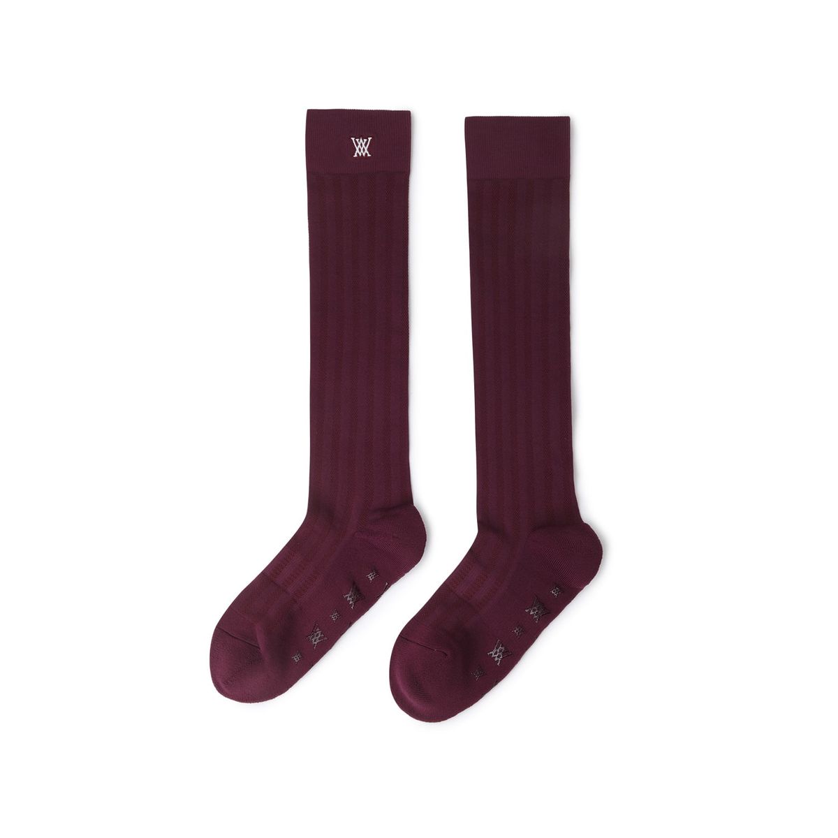 어뉴골프(ANEW GOLF) WOMEN COLOR POP KNEE SOCKS_BU