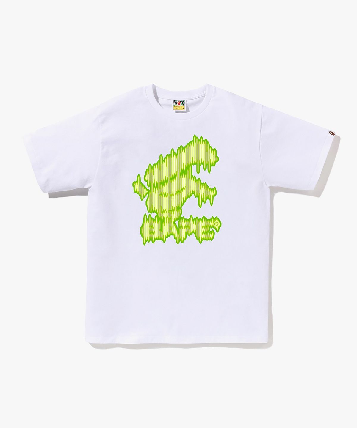 베이프(BAPE) 노이지 베이프 로고 티셔츠(M) WHITE