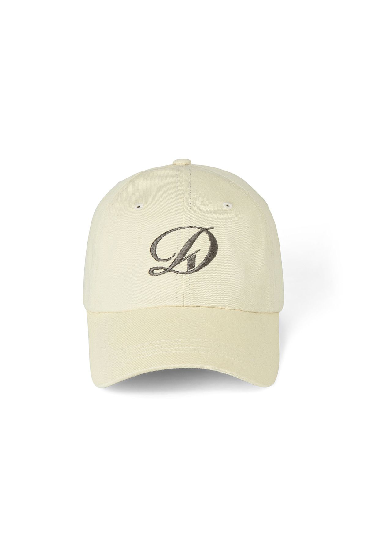 다이닛(DEINET) ESSENTIAL D LOGO BALL CAP IN IVORY