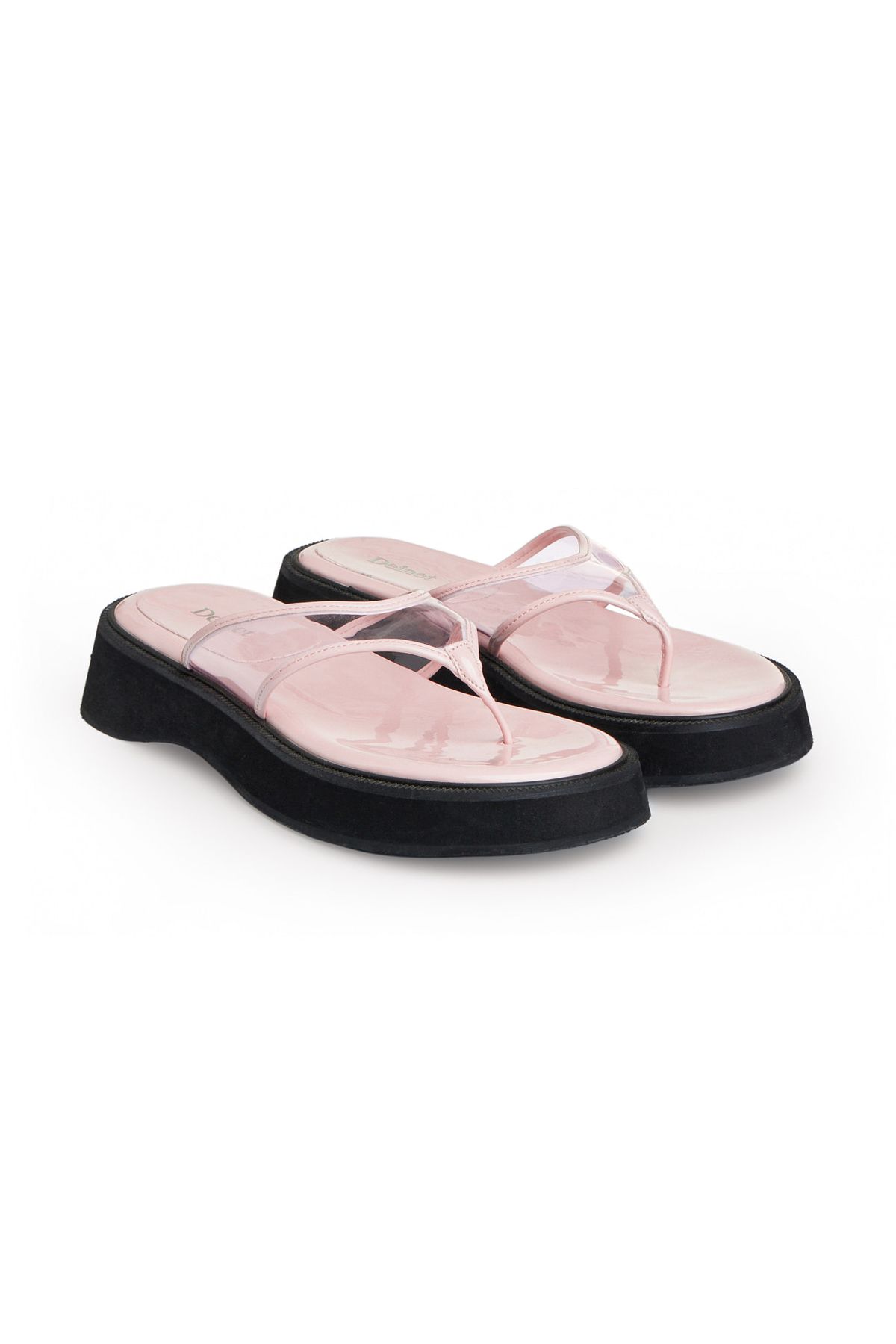 다이닛(DEINET) JELLY FLIP FLOP IN PINK