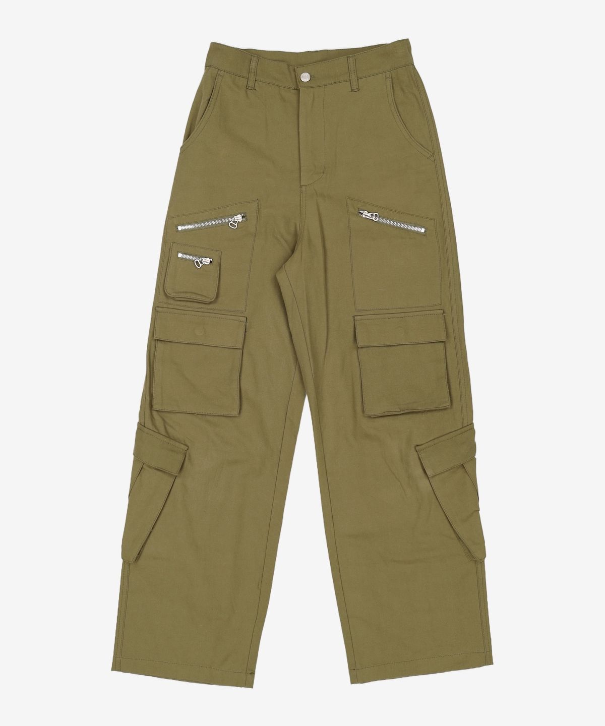 노매뉴얼(NOMANUAL) SYMBOL MULTI CARGO PANTS - KHAKI XS