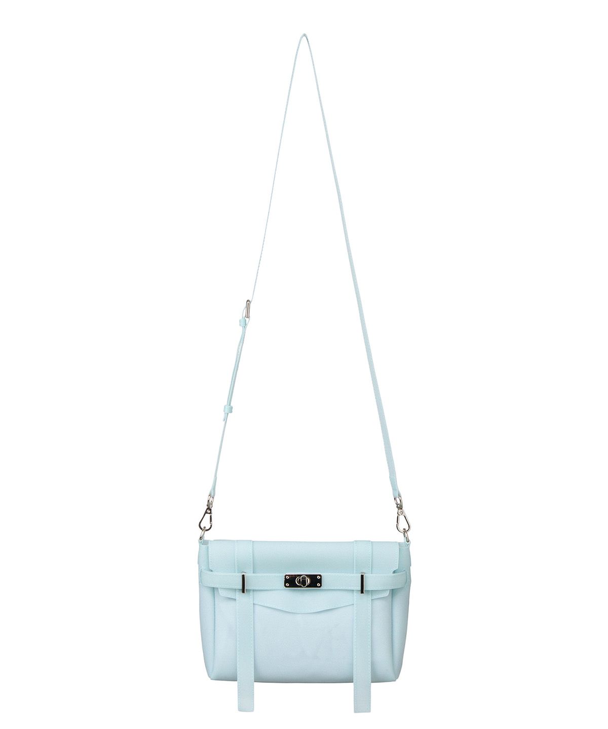 다이닛(DEINET) JELLY POINT CROSS BAG IN ICE BLUE