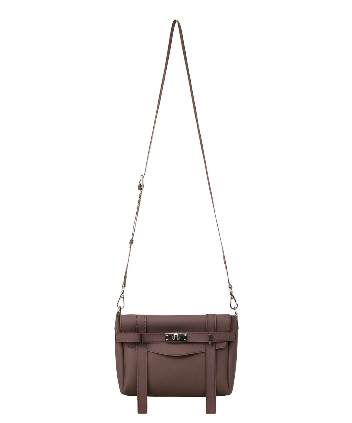 다이닛(DEINET) JELLY POINT CROSS BAG IN BROWN