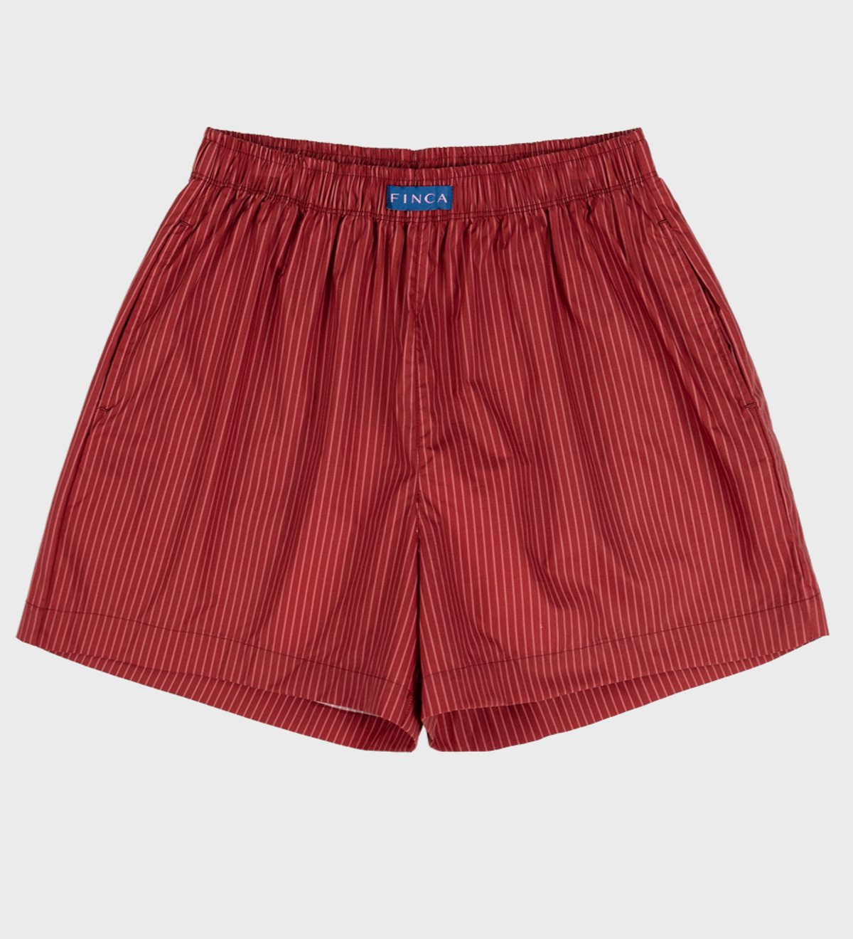 핀카(FINCA) RE102 클래식 쇼츠_체리레드 스트라이프 2SIZES
