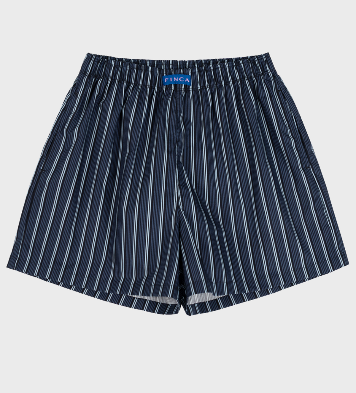 핀카(FINCA) BL109 클래식 쇼츠_네이비 섀도 스트라이프 2SIZES