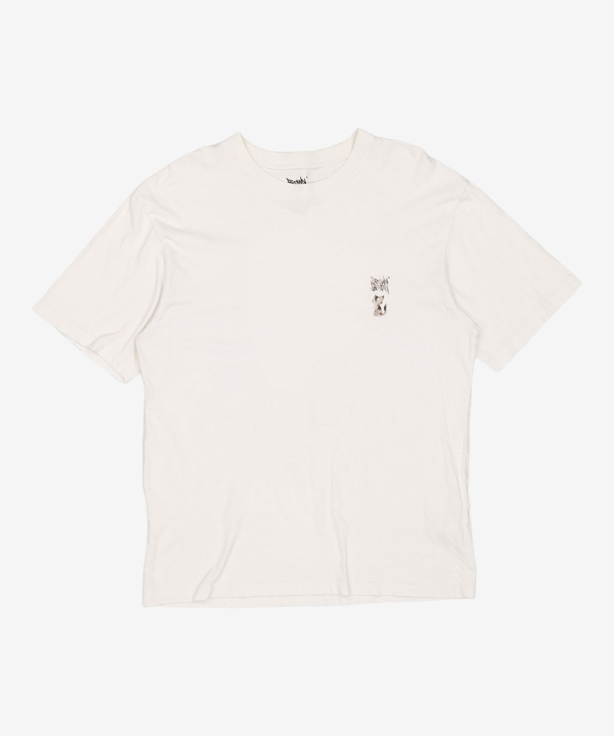브라운브레스(BROWNBREATH) KITTY TAG TEE - WHITE M