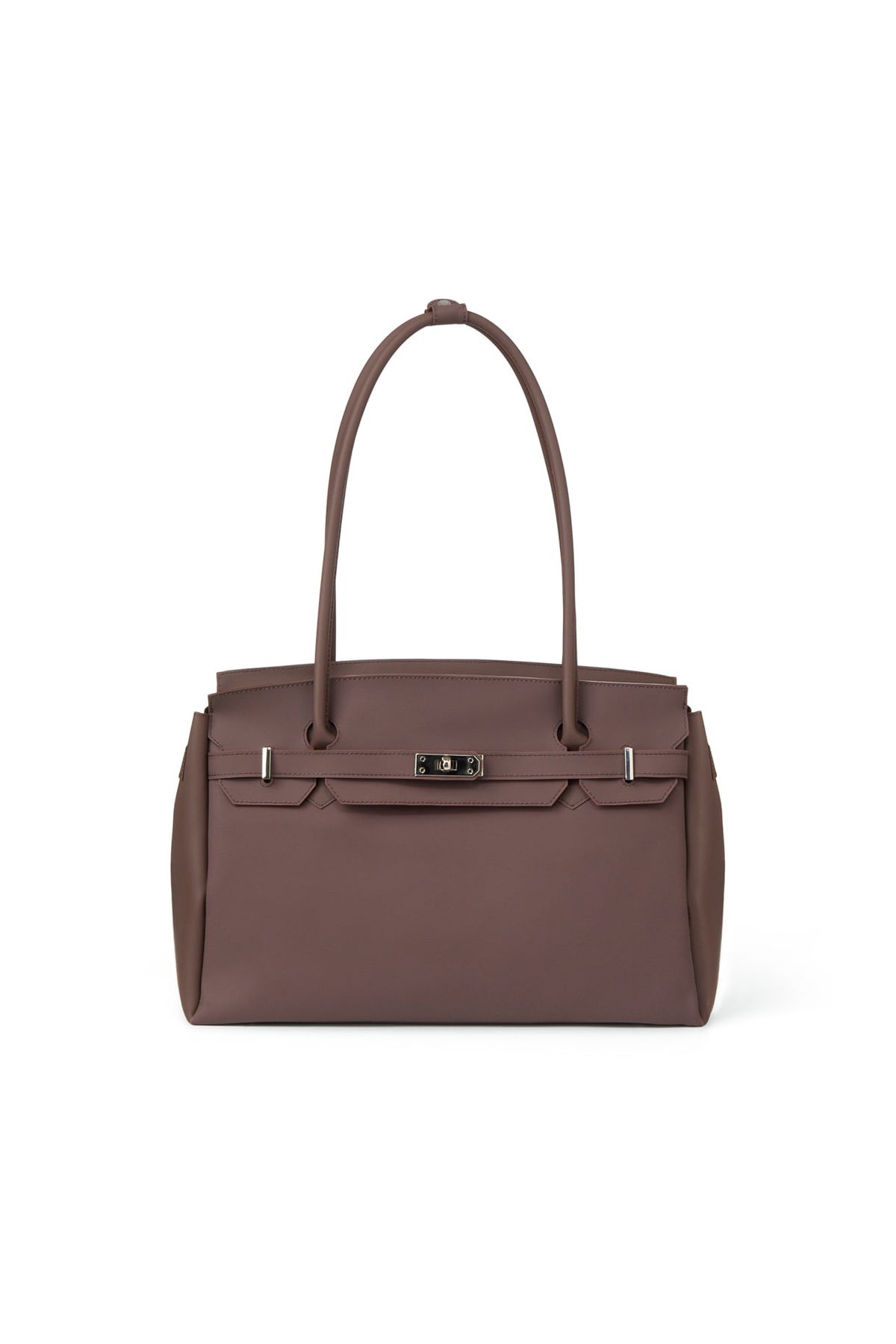 다이닛(DEINET) JELLY TWO-WAY BIG BAG IN BROWN