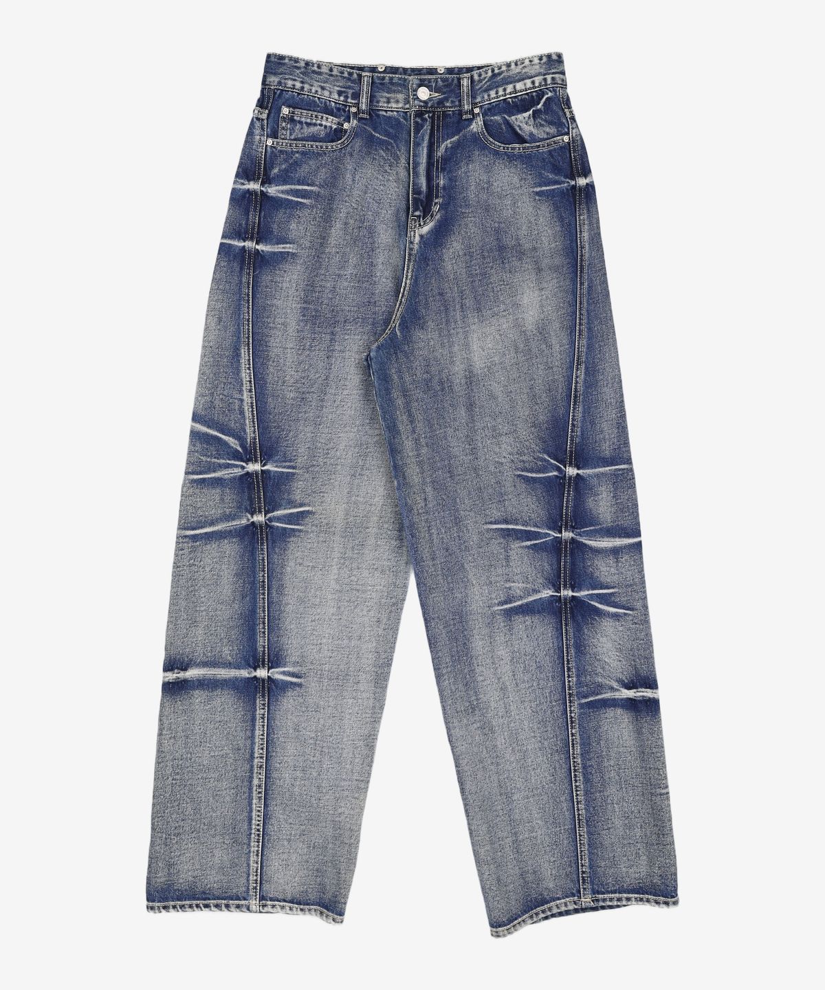 메종미네드(MAISON MINED) [SET] GRAPIC T-SHIRTS + PINCH DENIM PANTS 46