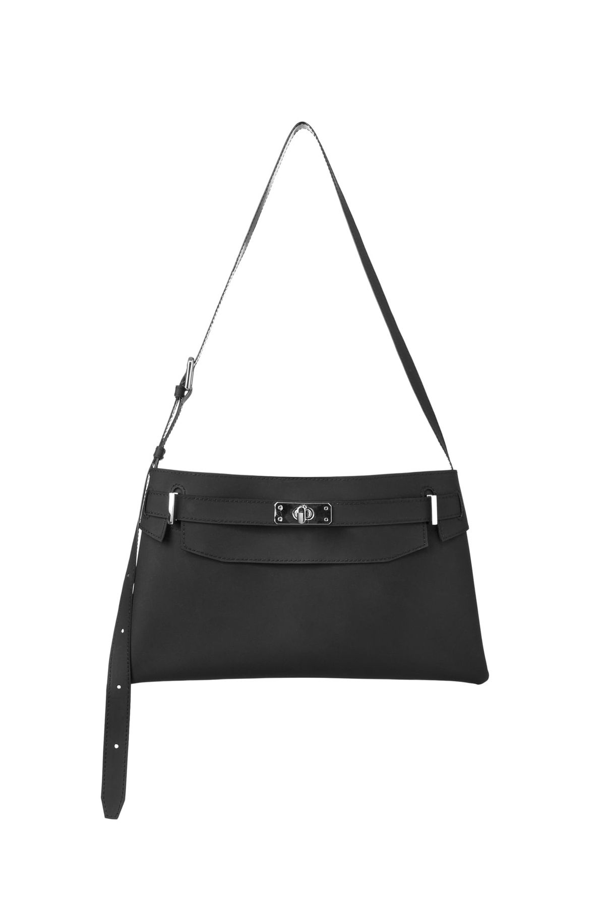 다이닛(DEINET) JELLY TWO-WAY MIDDLE BAG IN BLACK