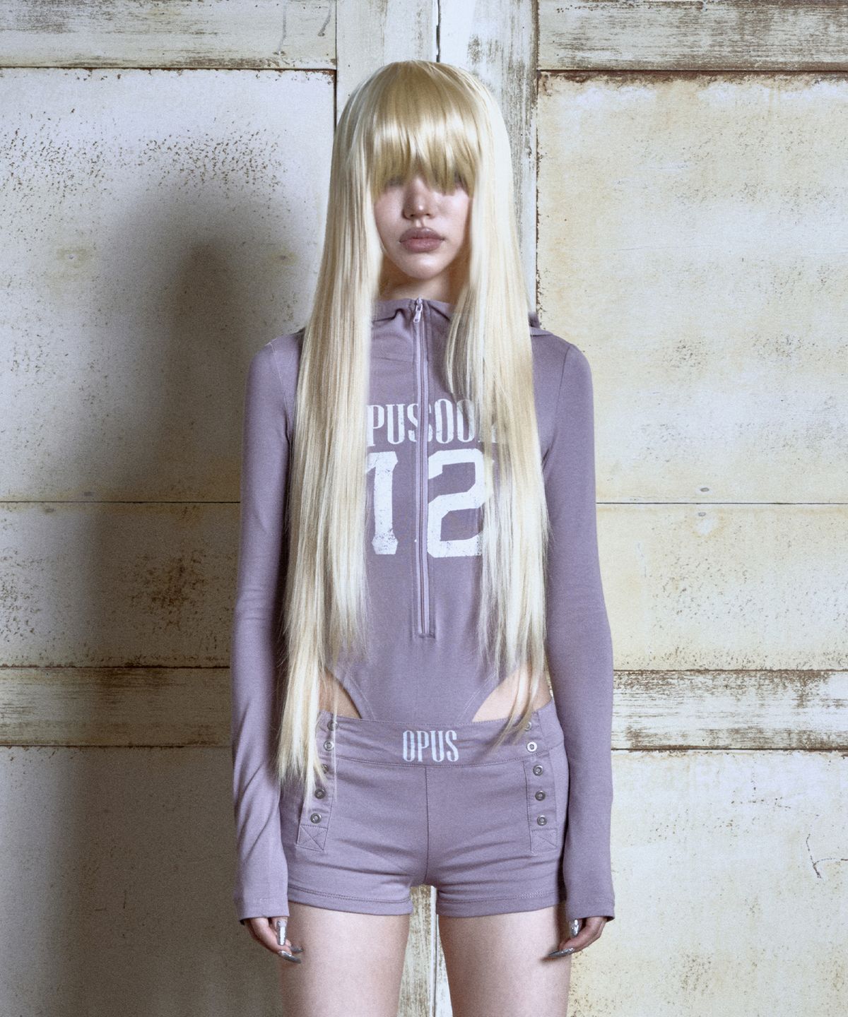 오퍼스 0012(OPUS 0012) Op. 07 PITSTOP BODYSUIT L/PURPLE
