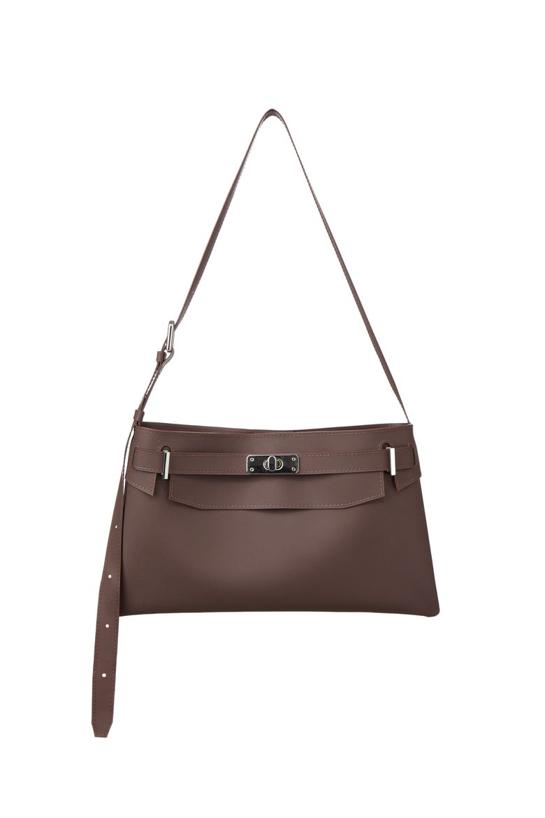 JELLY TWO-WAY MIDDLE BAG IN BROWN
