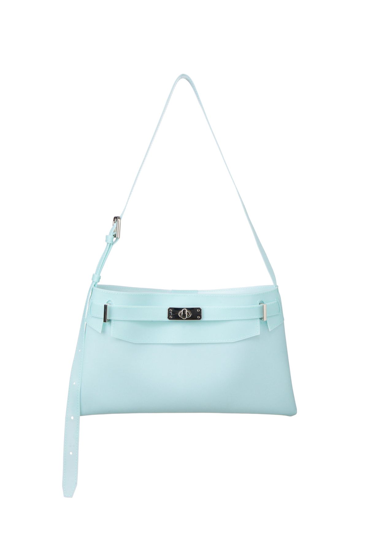 다이닛(DEINET) JELLY TWO-WAY MIDDLE BAG IN ICE BLUE