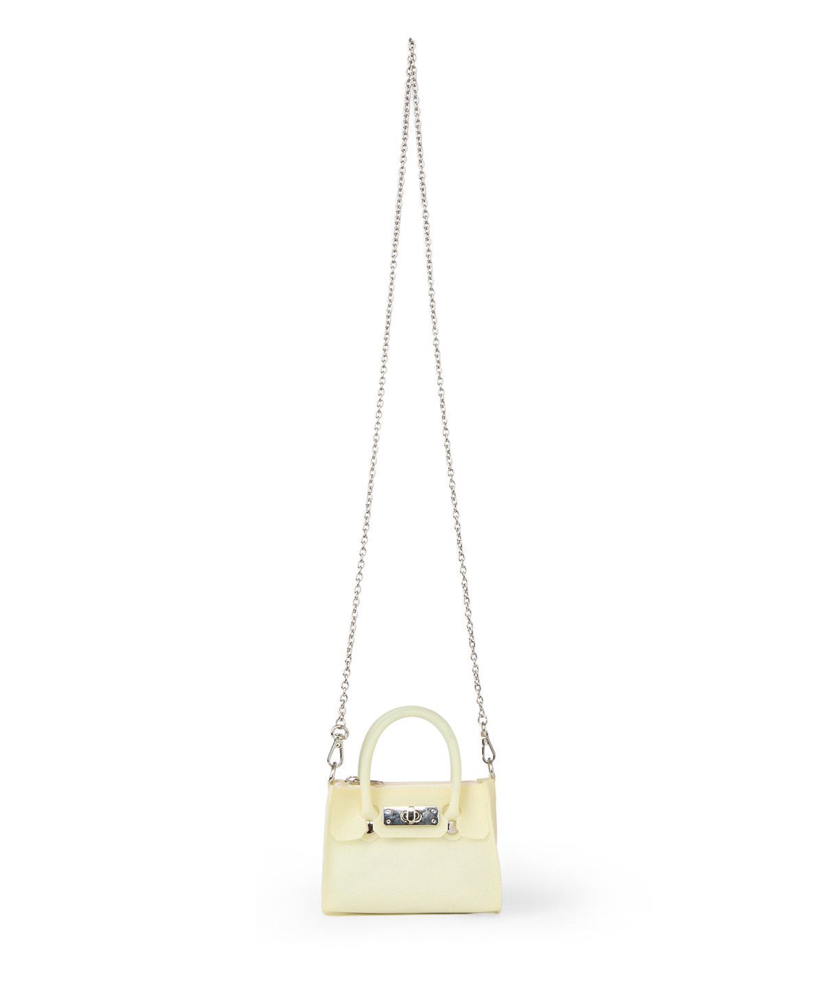 다이닛(DEINET) JELLY CHAIN MINI BAG IN BUTTER