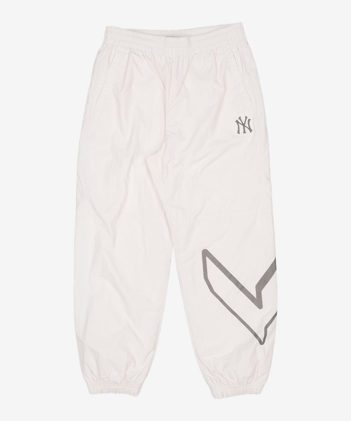 엠엘비(MLB) 메가 씸볼 프린트 나일론 조거팬츠 NY (Ivory) S