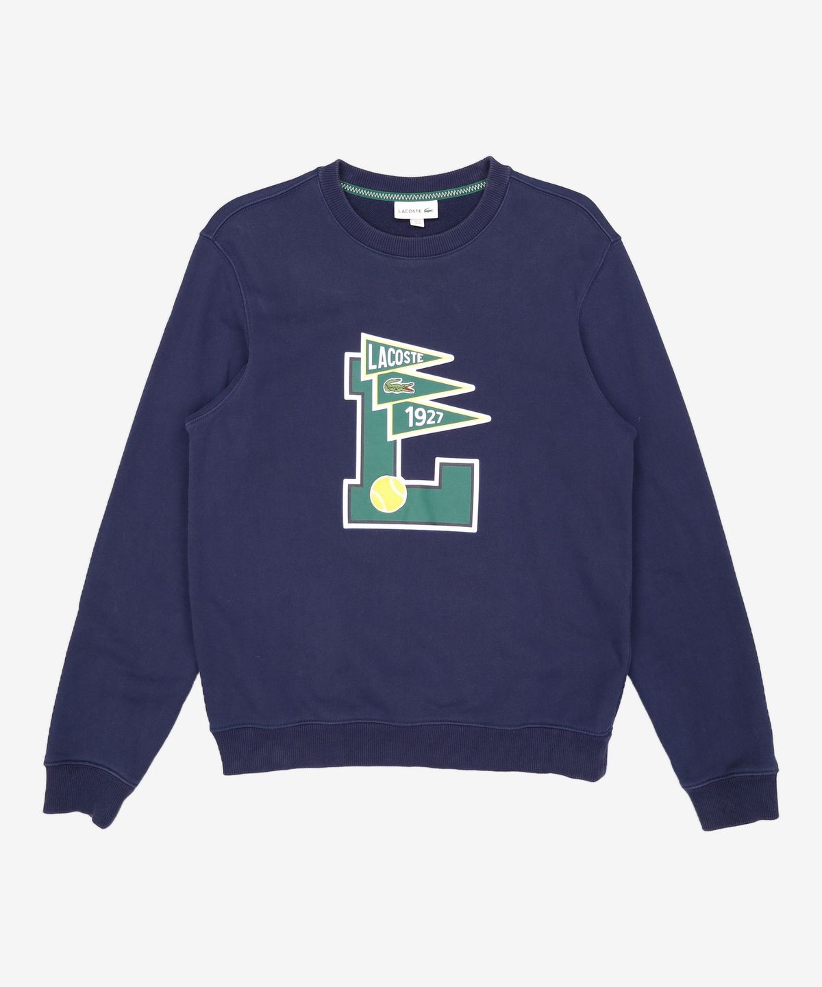 라코스테(LACOSTE) 남성 뱃지 프린트 풀오버 SH7419-51N 166 M