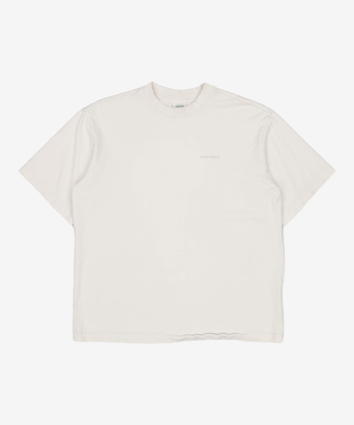 샌드 사운드(SAND SOUND) (UNISEX) 조개 그래픽 오버핏 반팔 티셔츠  화이트 S