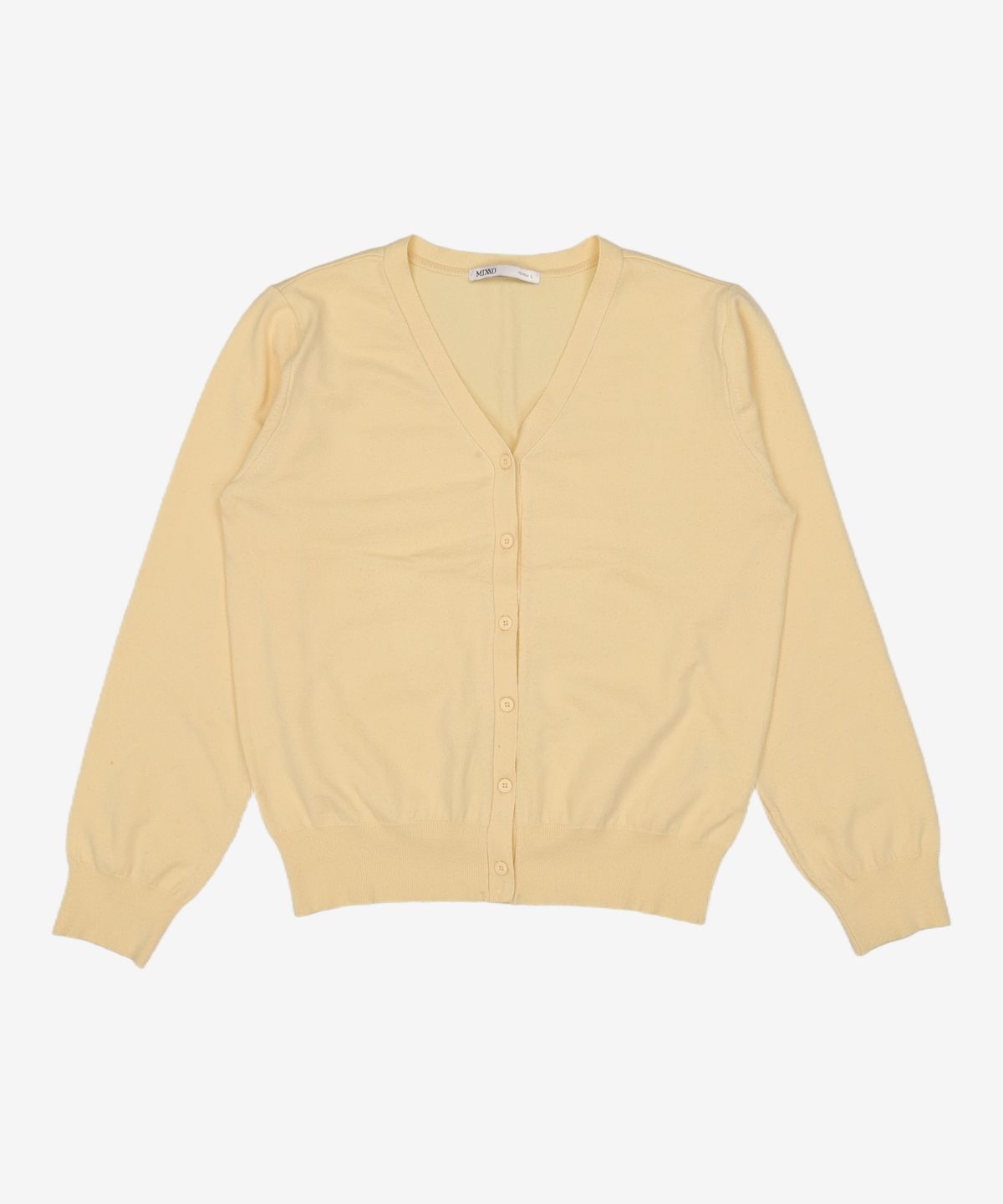 미쏘(MIXXO) 브이넥 베이직 가디건 (CKC220T RE) MIWCKC35QT L